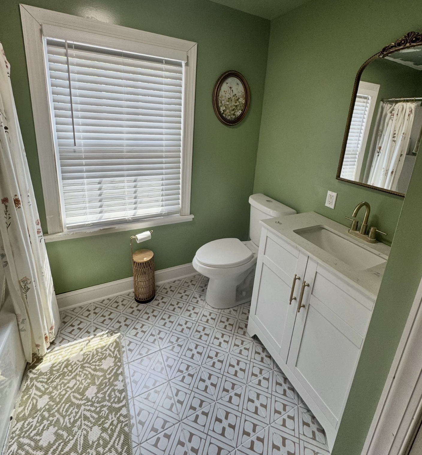 Modern bathroom remodel - after