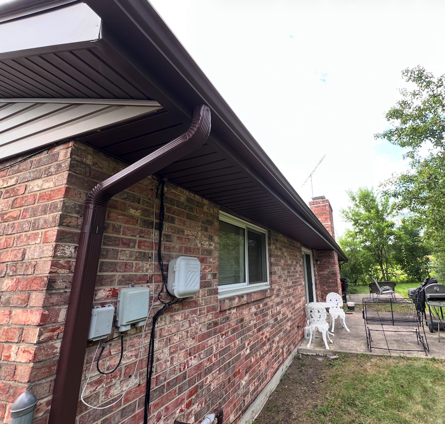 Gutter and trim project detail 1