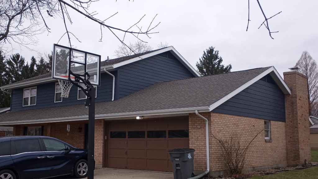 Completed roof replacement