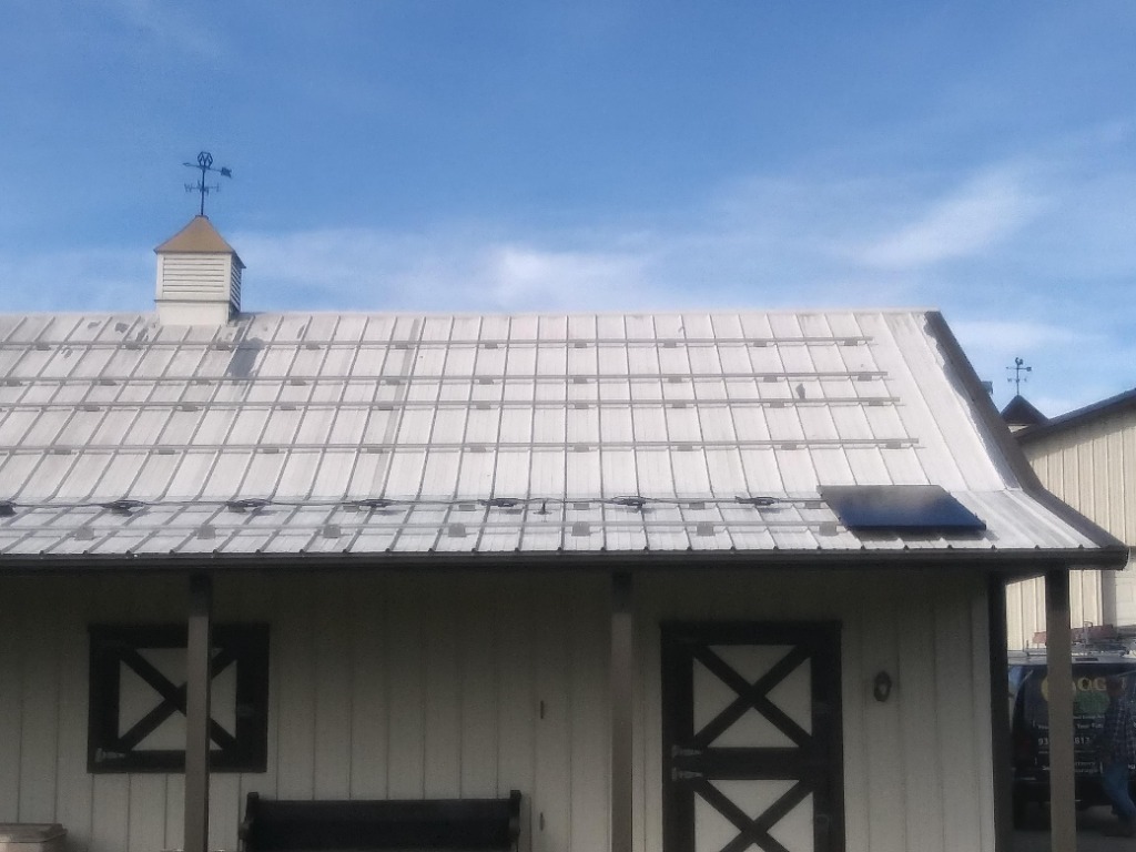 Solar panel installation project