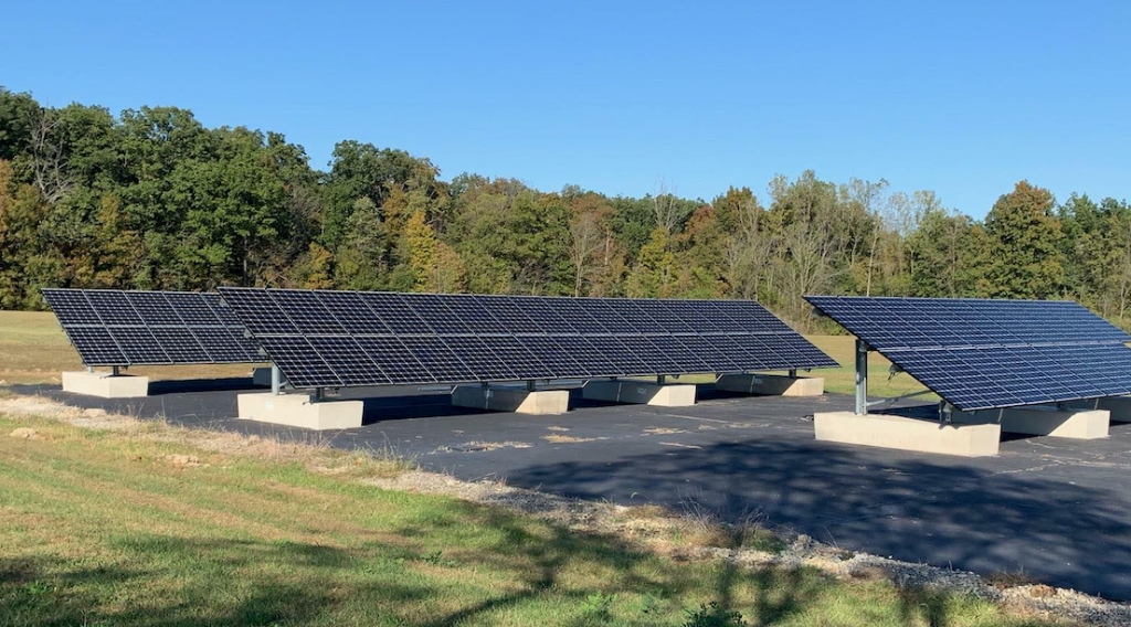 Solar panel installation project